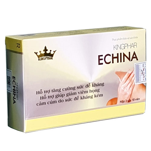 VIÊN UỐNG (ECHINA KINGPHAR HỘP 30 VIÊN) HỖ TRỢ ĐIỀU TRỊ VIÊM HỌNG- KINGPHAR
