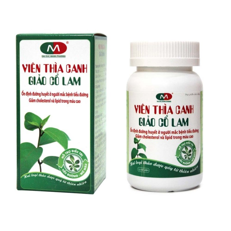 VIÊN THÌA CANH GIẢO CỔ LAM - LỌ 60 VIÊN