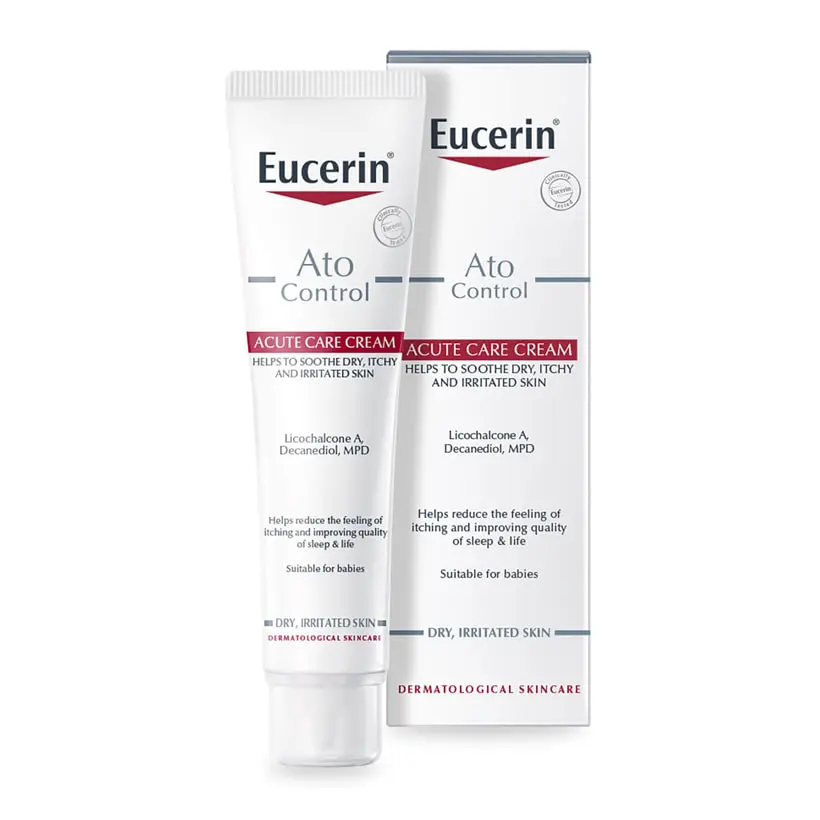 KEM LÀM DỊU DA, GẢM NGỨA DA MẶT EUCERIN ATO CONTROL 40ML