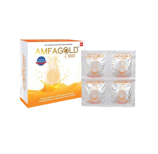 VIÊN SỦI AMFAGOLD C1000 BỔ SUNG VITAMIN C (H/8V)