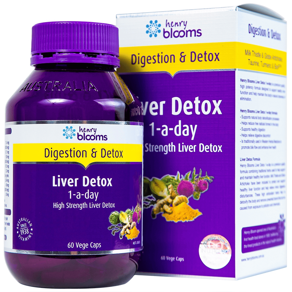 TPBVSK LIVER DETOX 1-A-DAY HỖ TRỢ GIẢI ĐỘC GAN 30N-60N -HENRY BLOOMS
