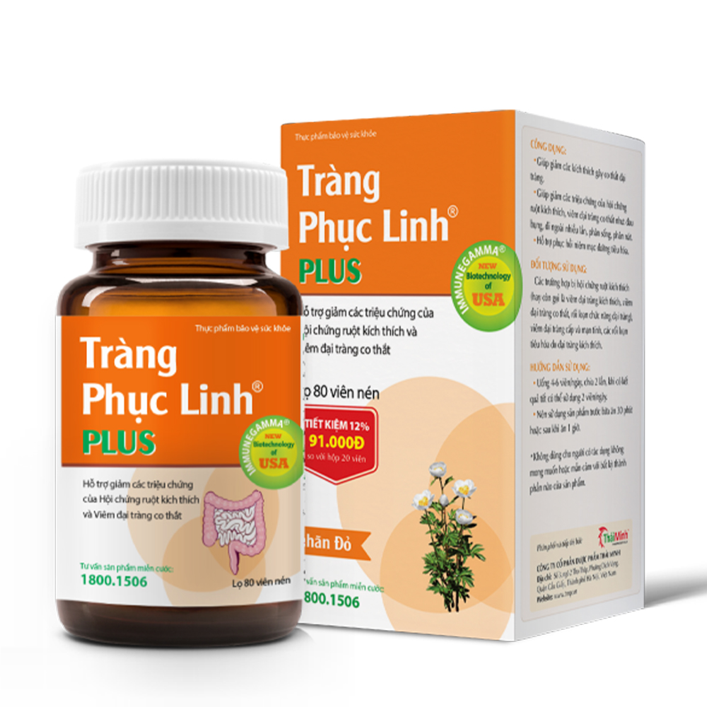 TRÀNG PHỤC LINH PLUS (LỌ 80 VIÊN)