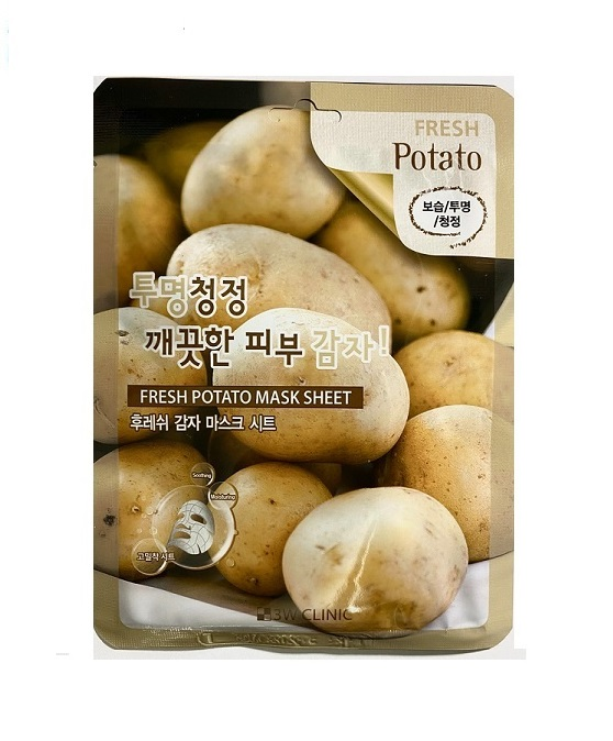 MẶT NẠ 3W CLINIC KHOAI TÂY (HÀN QUỐC)-CẤP ẨM, DƯỠNG TRẮNG, GIẢM MỤN