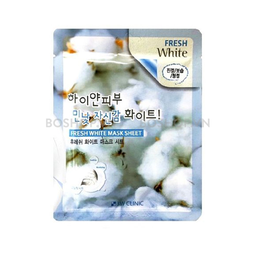 MẶT NẠ 3W CLINIC BÔNG TUYẾT (HÀN QUỐC)- CẤP ẨM- GIỬ ÂM CHO DA
