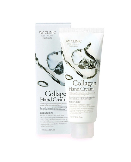 DƯỠNG DA TAY 3W CLINIC COLLAGEN TUÝP 100ML -HÀN QUỐC