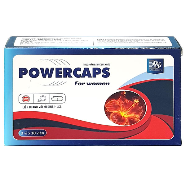 VIÊN POWERCAPS FOR WOMEN HỘP 30 VIÊN HỖ TRỢ TĂNG CƯỜNG NỘI TIẾT TỐ NỮ - DP NUTRAMED