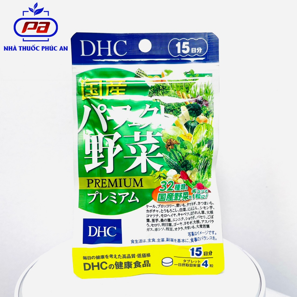DHC PERFECT VEGETABLE - PREMIUM JAPANESE HARVEST - HỖ TRỢ BỔ SUNG RAU CỦ
