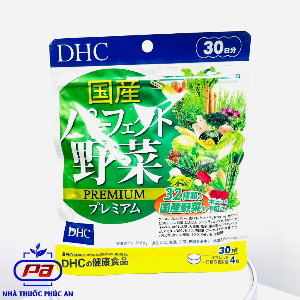 DHC PERFECT VEGETABLE - PREMIUM JAPANESE HARVEST - HỖ TRỢ BỔ SUNG RAU CỦ
