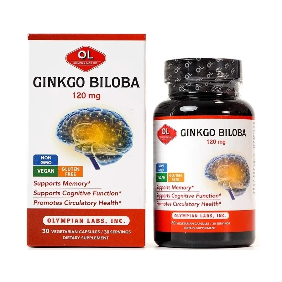 VIÊN UỐNG BỔ NÃO GINKGO BILOBA 120MG OLYMPIAN LABS (H/30V)