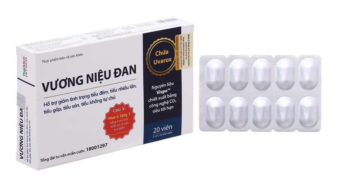 VIÊN UỐNG VƯƠNG NIỆU ĐAN (H/20 VIÊN)