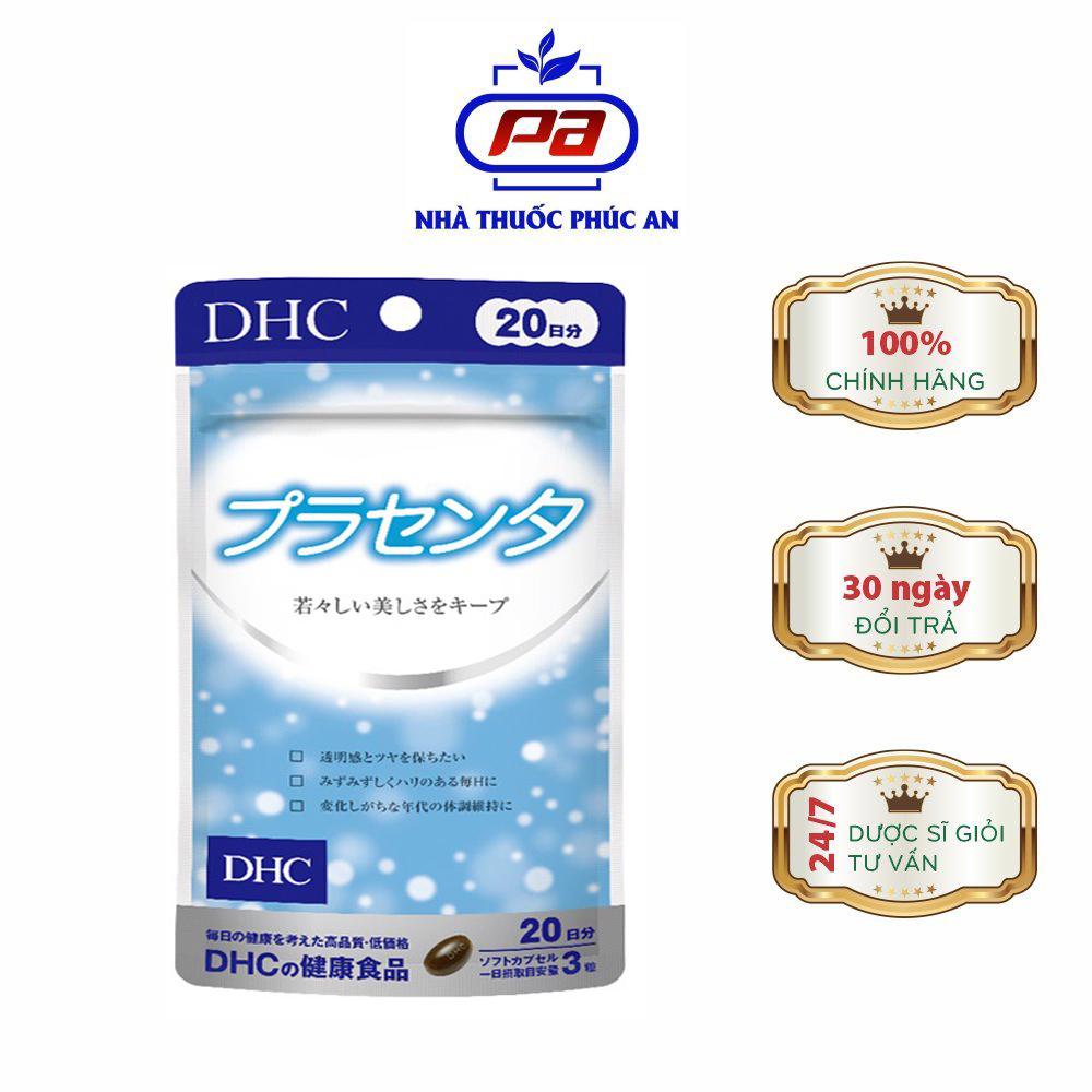 VIÊN UỐNG NHAU THAI PLACENTA 20 NGÀY 60 VIÊN