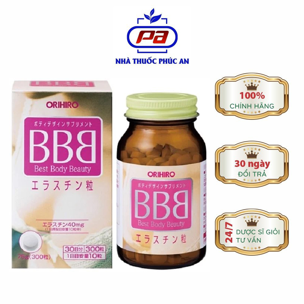 VIÊN UỐNG NỞ NGỰC BBB ORIHIRO 300 VIÊN