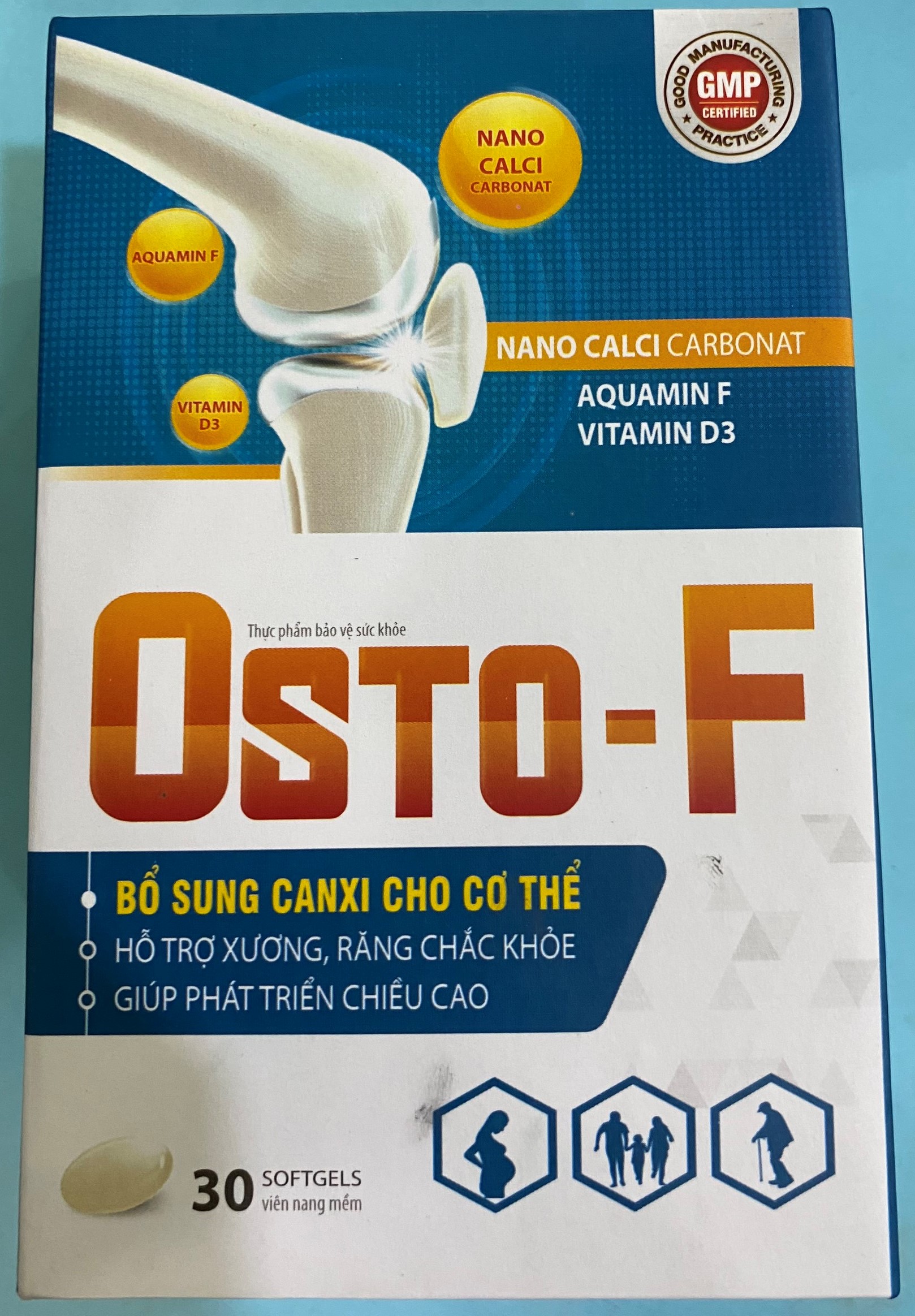 VIÊN UỐNG BỔ SUNG CANXI OSTO-F (LỌ/30V)