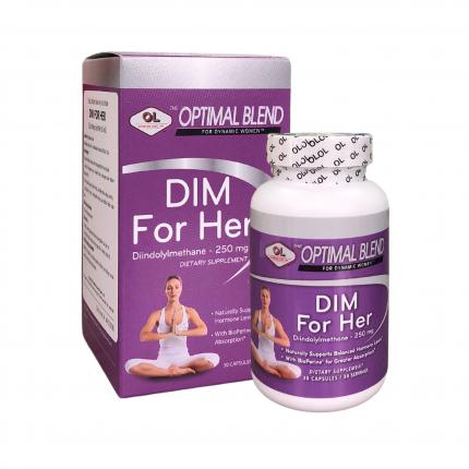 VIÊN DIM FOR HER HỘP 30 VIÊN - HỖ TRỢ CÂN BẰNG NỘI TIẾT TỐ NỮ