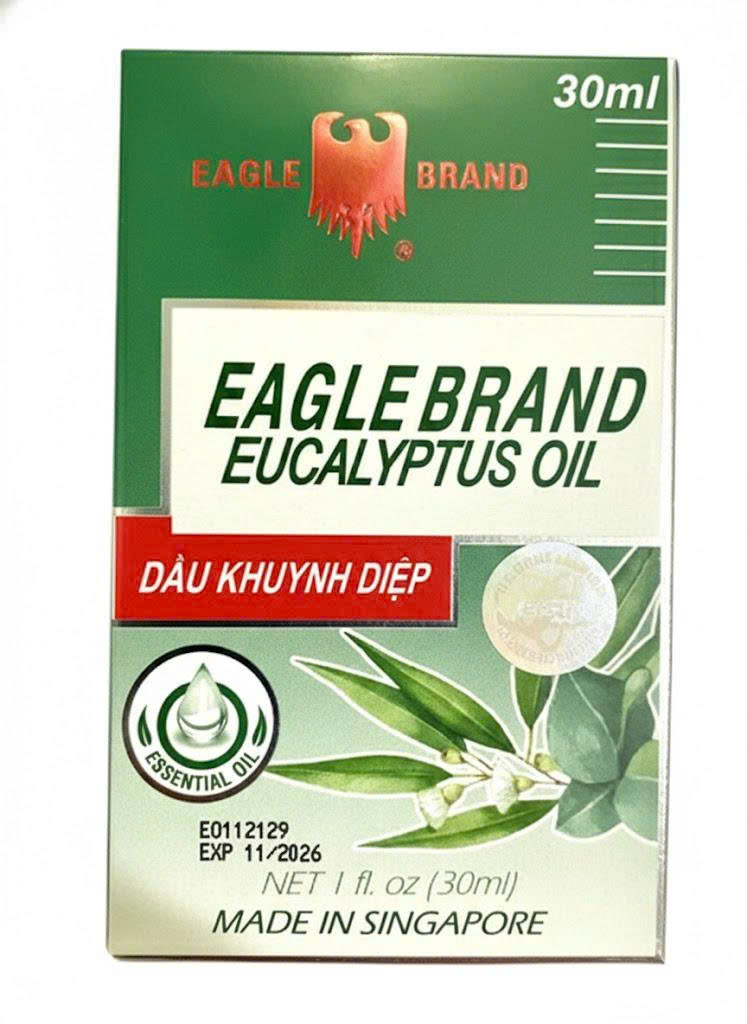 DẦU KHUYNH DIỆP CON Ó EAGE BRAND EUCALPTUS OIL (CHAI 30ML)