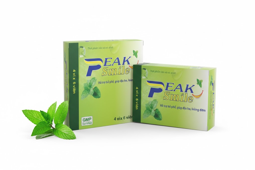 VIÊN NGẬM HO, TAN ĐÀM PEAK SMILE - L2 HỘP 24 VIÊN