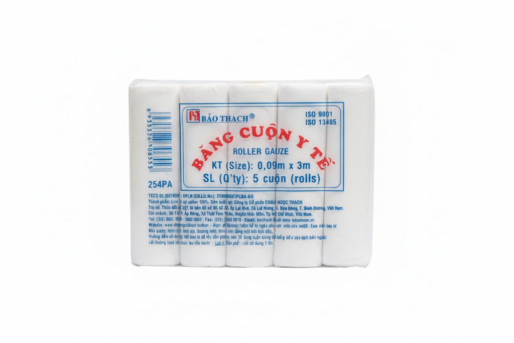 GẠC CUỘN VẢI Y TẾ BẢO THẠCH