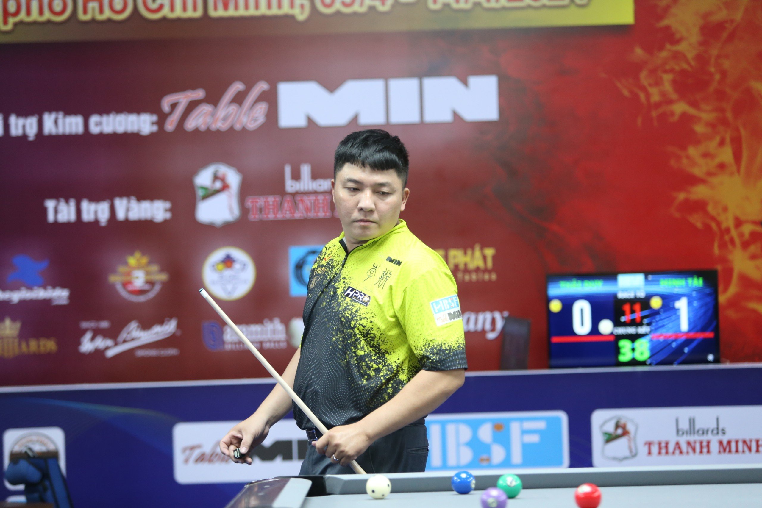 Nguyễn Hoàng Minh Tài vô địch Giải Billiards Pool 9 Bi HBSF Tou 1 năm 2024 - Cúp Min Table