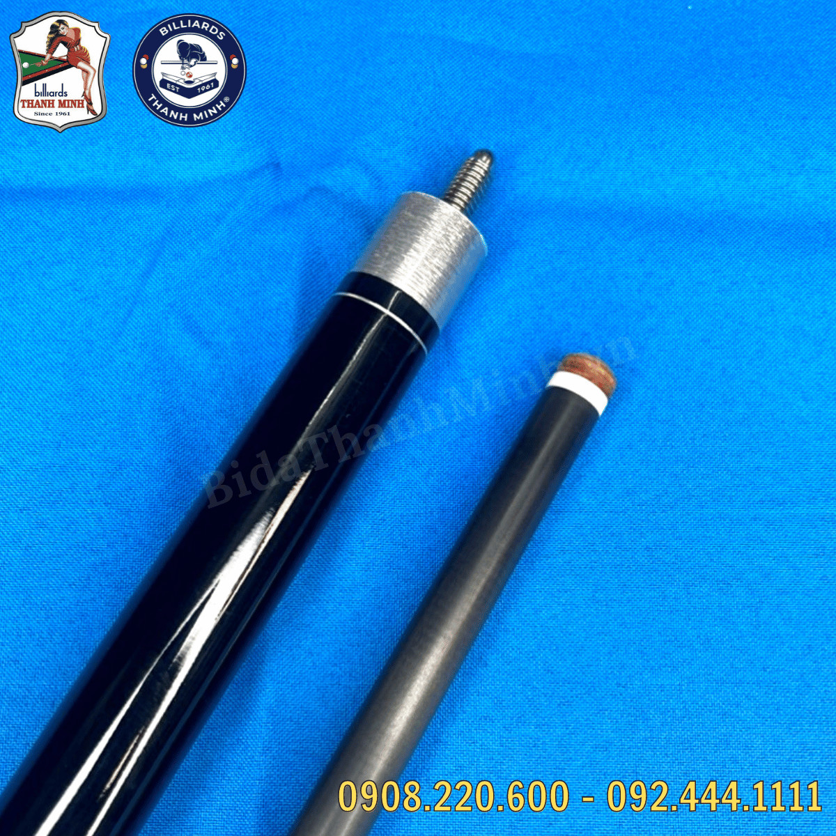 CƠ LỖ FULL CARBON PITBULL - MÀU ĐEN.