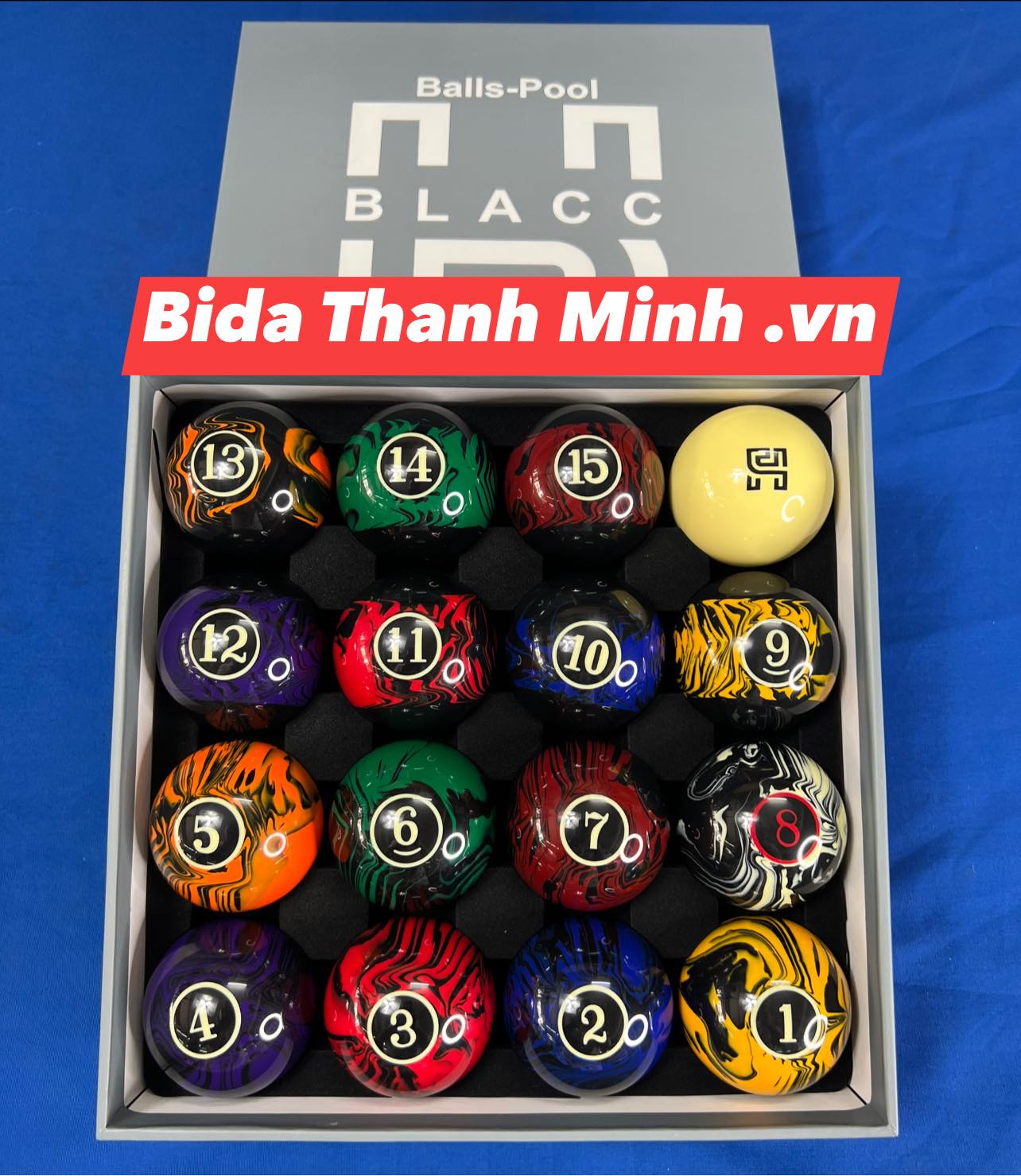 BỘ BIDA LỖ BLACC 16 TRÁI