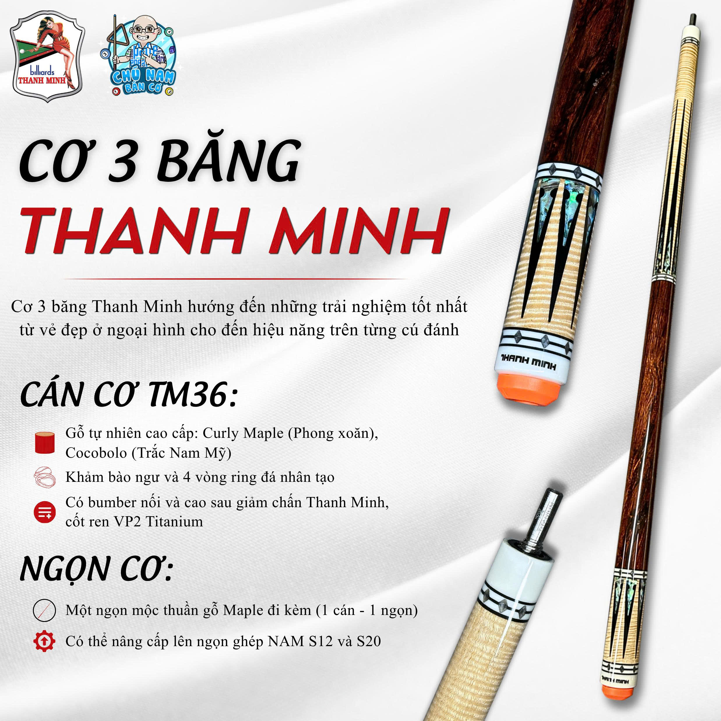 Cơ 3 Băng Thanh Minh TM36