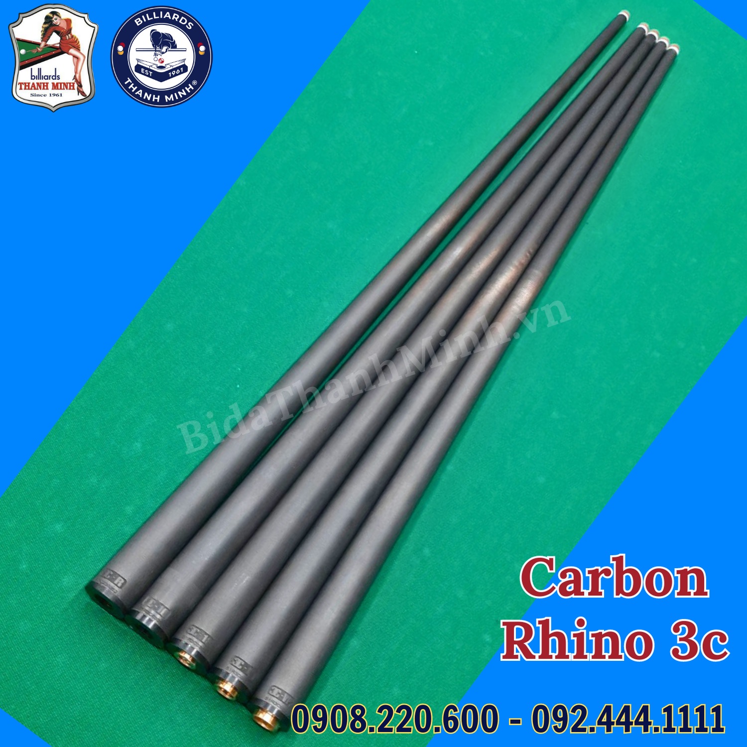 NGỌN CARBON RHINO 3 BĂNG