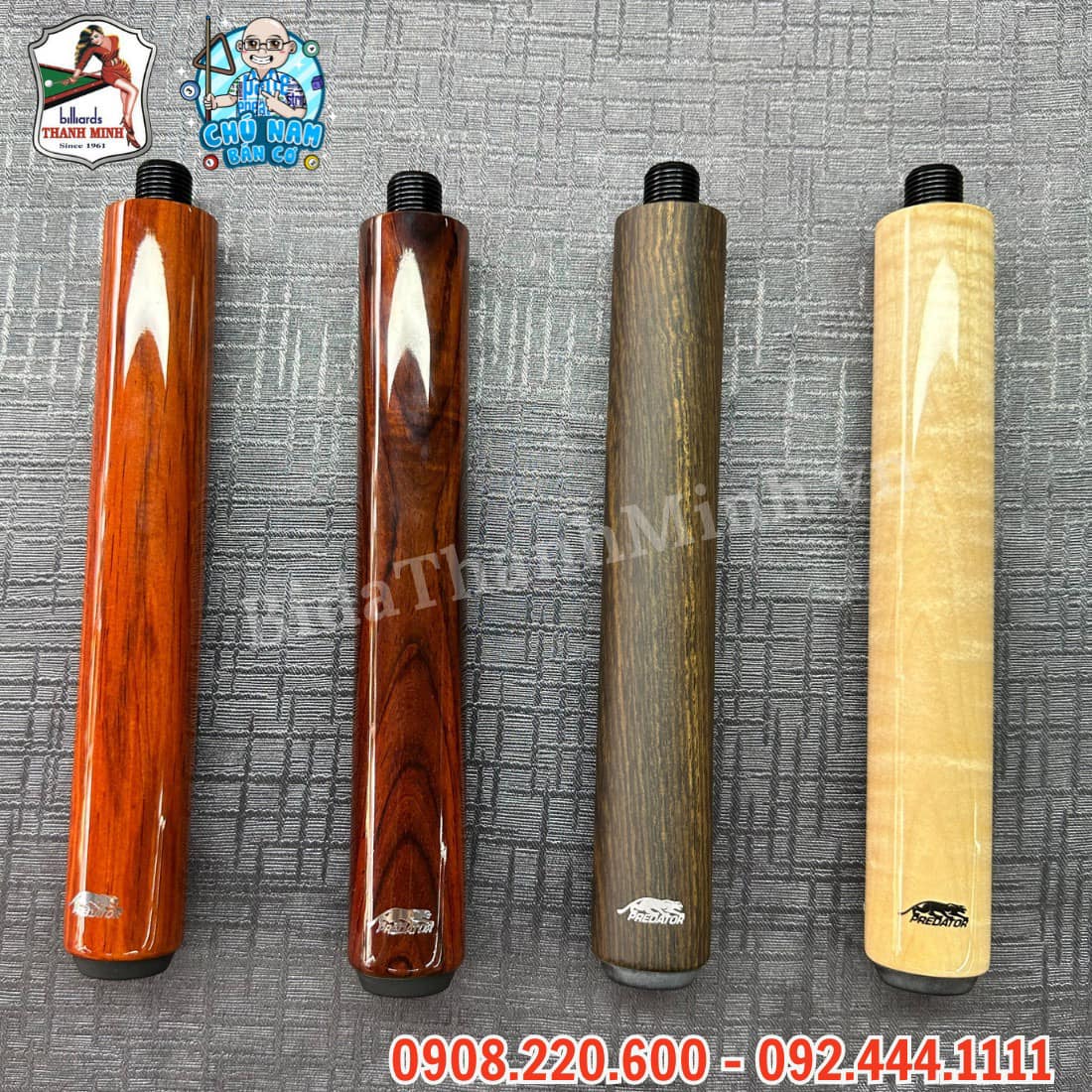 NỐI CƠ PREDATOR 8 "QR2 Cue Cocobolo Extension KÈM Bumper