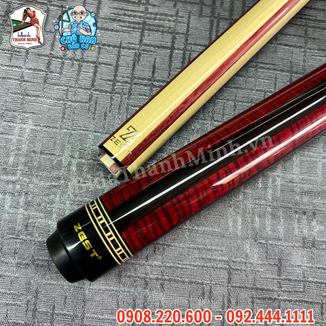 CƠ 3 BĂNG ZENT ( ĐỎ ) CÁN GHÉP + NGỌN GHÉP