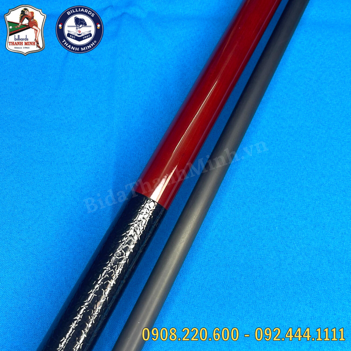 CƠ LỖ FULL CARBON PITBULL - MÀU ĐỎ