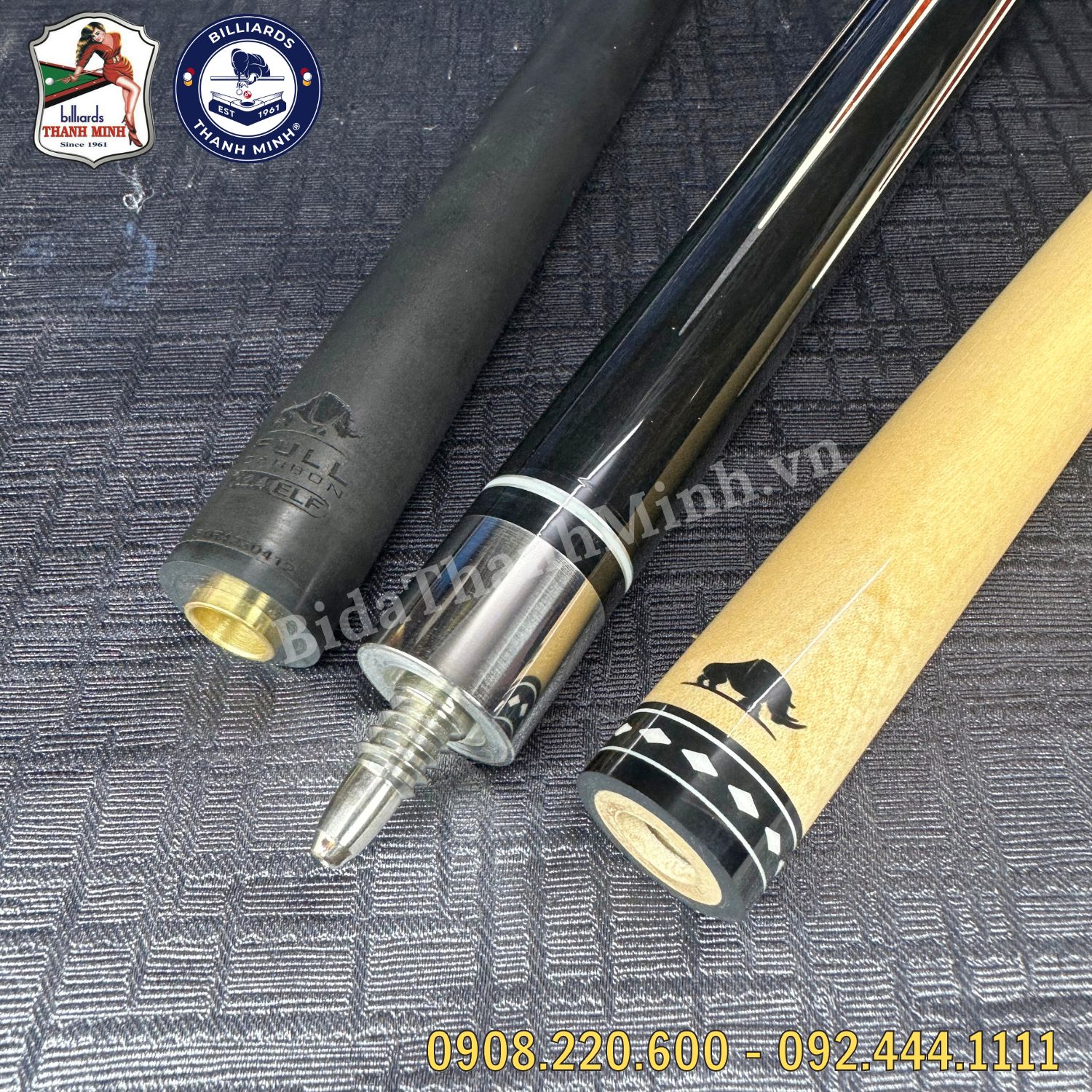 Cơ bida lỗ cue elf mã 02