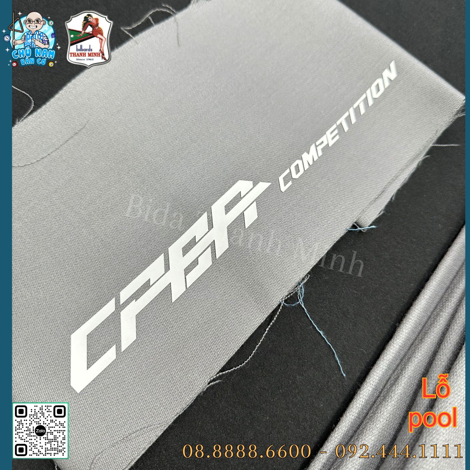 VẢI BIDA LỖ CPBA COMPETITION XÁM