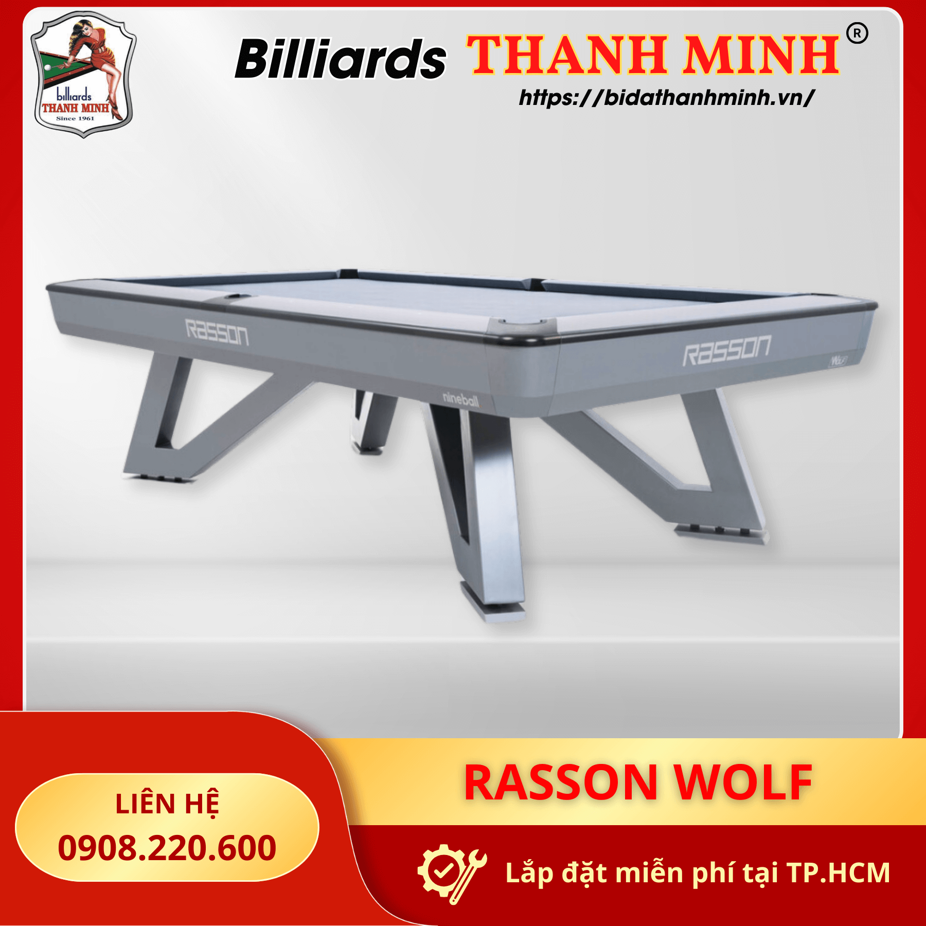 Bàn RASSON WOLF - Mẫu mới nhất