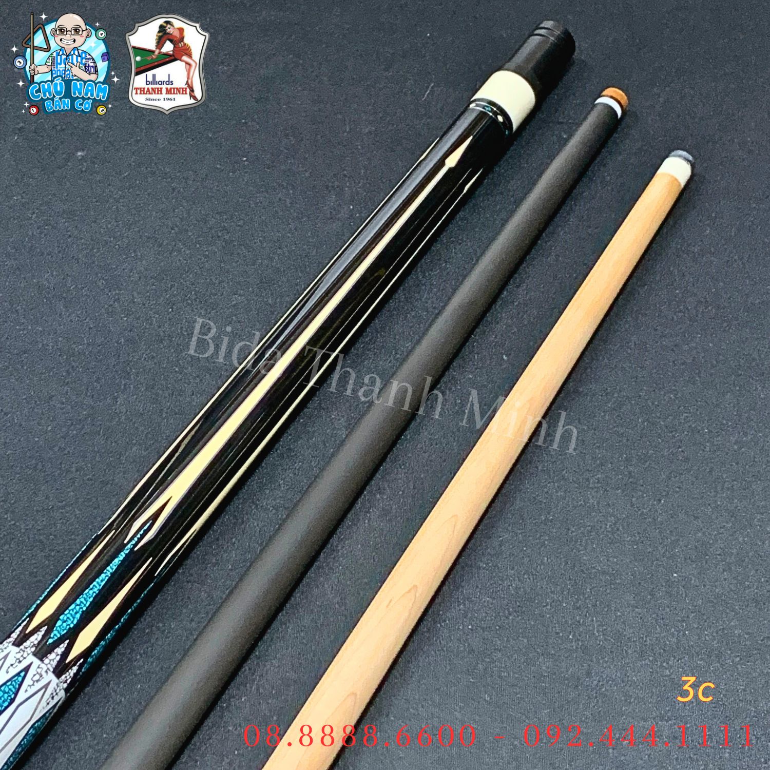 CƠ 3 BĂNG RHINO NGỌN FULL CARBON R21