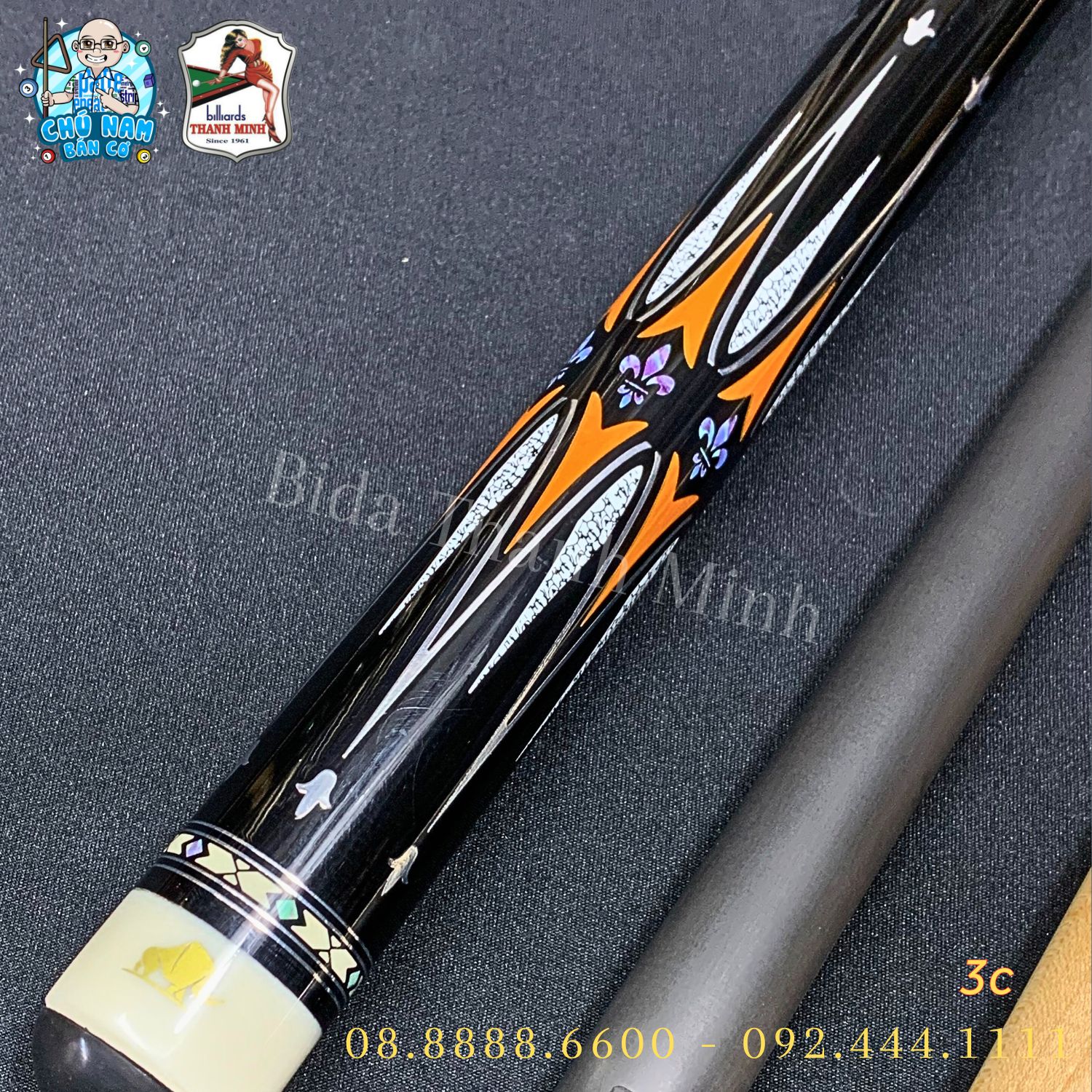 CƠ 3 BĂNG RHINO NGỌN FULL CARBON R20