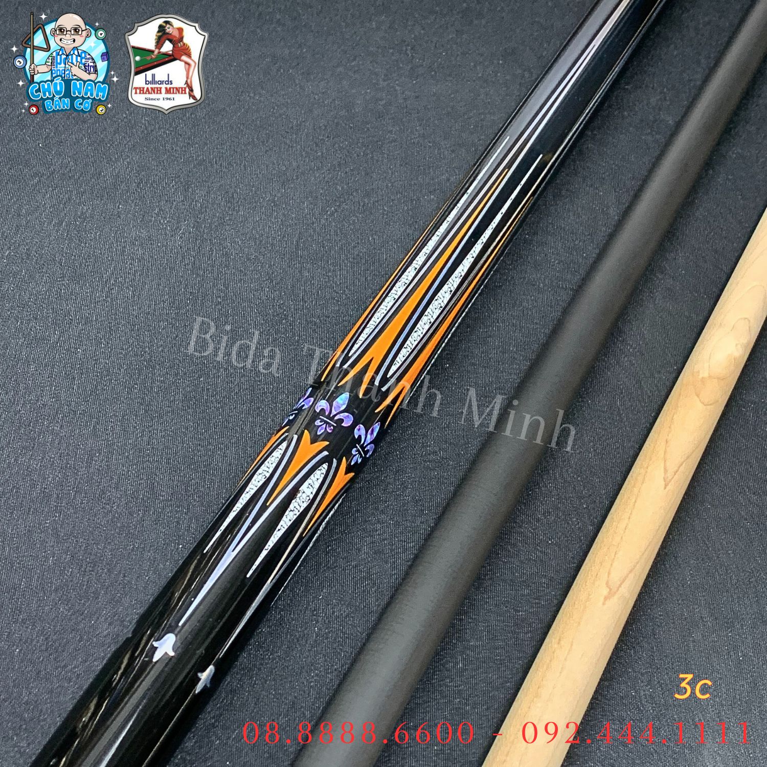 CƠ 3 BĂNG RHINO NGỌN FULL CARBON R20
