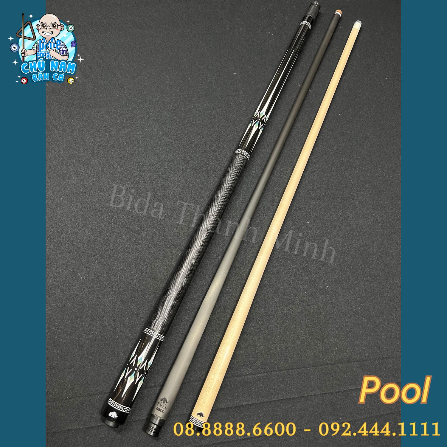 CƠ BIDA LỖ RHINO TAY DA 23-18