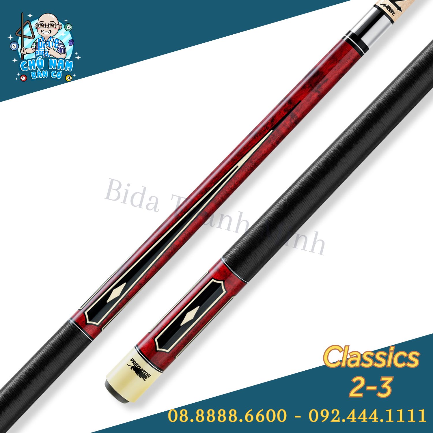 Cán Predator K Series Classics 2-3 Pool Cue