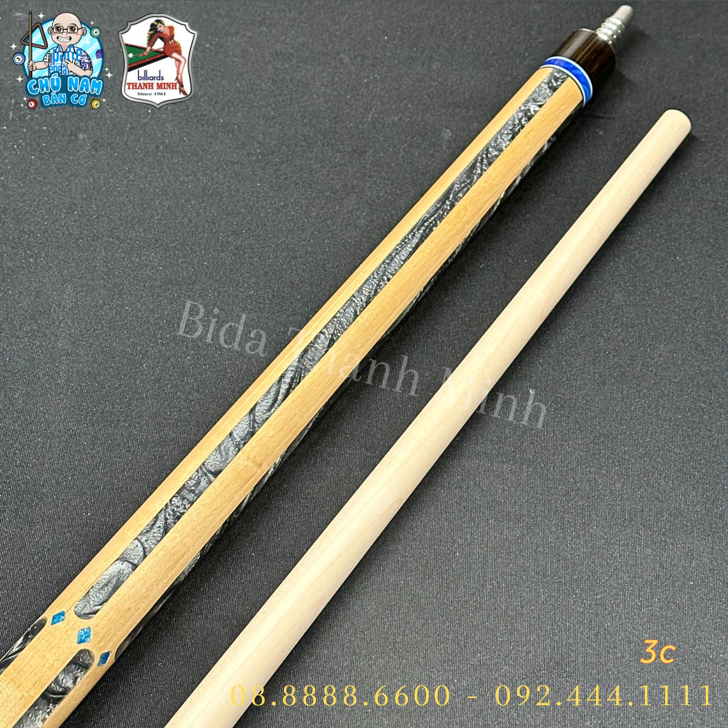 CƠ 3 BĂNG CAO CẤP CẨN SỌC XÁM
