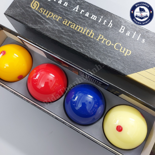 BỘ 4 BI SUPER ARAMITH PRO CUP 61.5MM