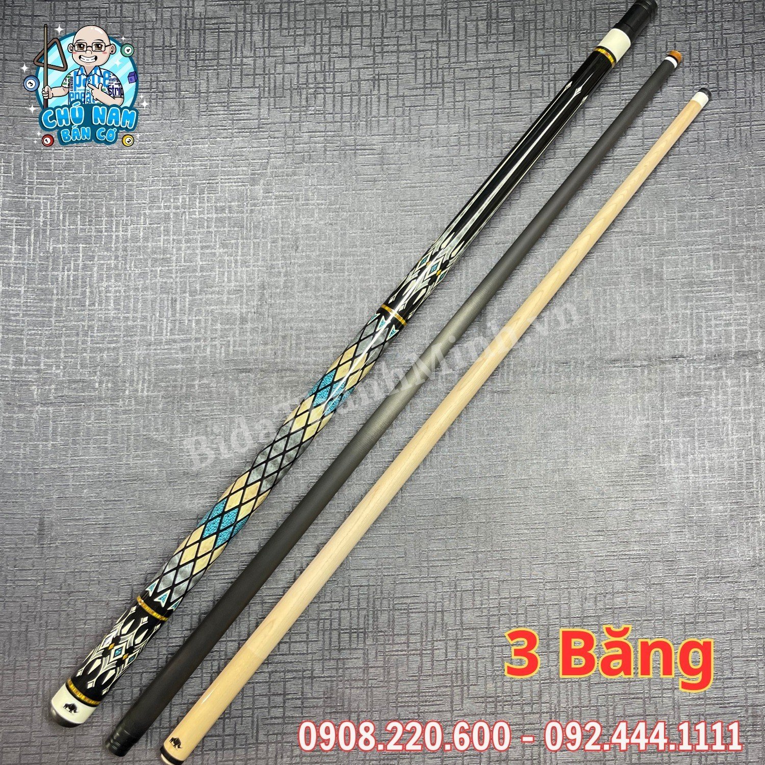 CƠ 3 BĂNG RHINO NGỌN FULL CARBON R17