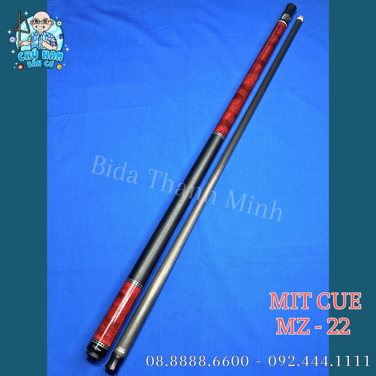 CƠ LỖ MIT CUES MZ22 MÀU ĐỎ- NGỌN BLACK ARROW 2