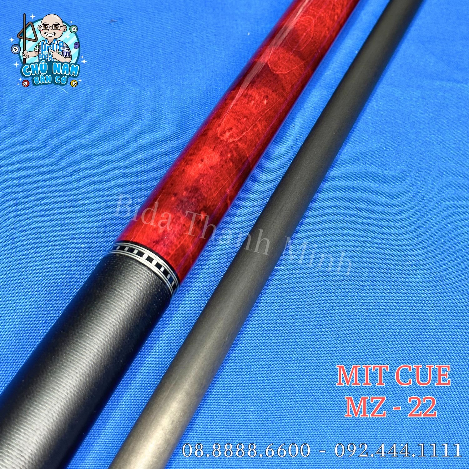 CƠ LỖ MIT CUES MZ22 MÀU ĐỎ- NGỌN BLACK ARROW 2