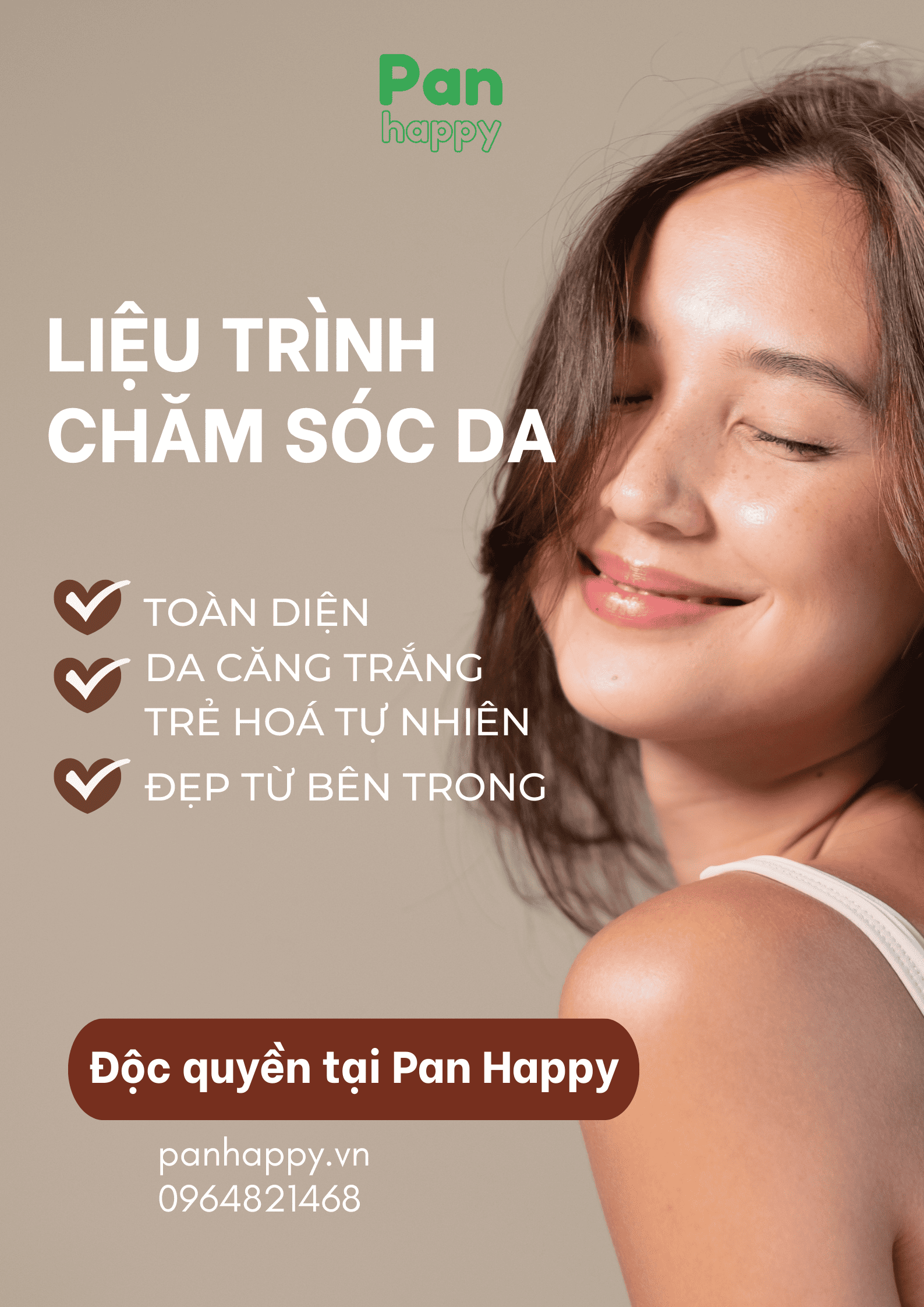 Liệu trình chăm sóc da toàn diện, căng trắng, trẻ hoá tự nhiên, đẹp từ sâu bên trong