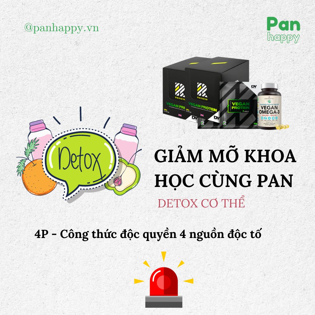 4 nguồn độc tố bắt buộc phải biết - Công thức 4P Pan Happy