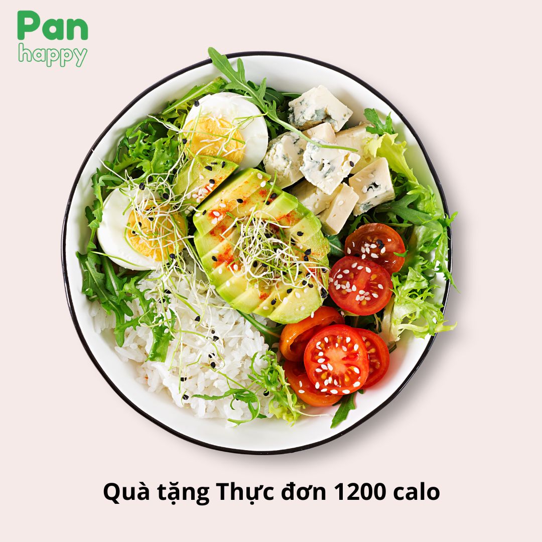 Quà tặng Thực đơn 1200 calo