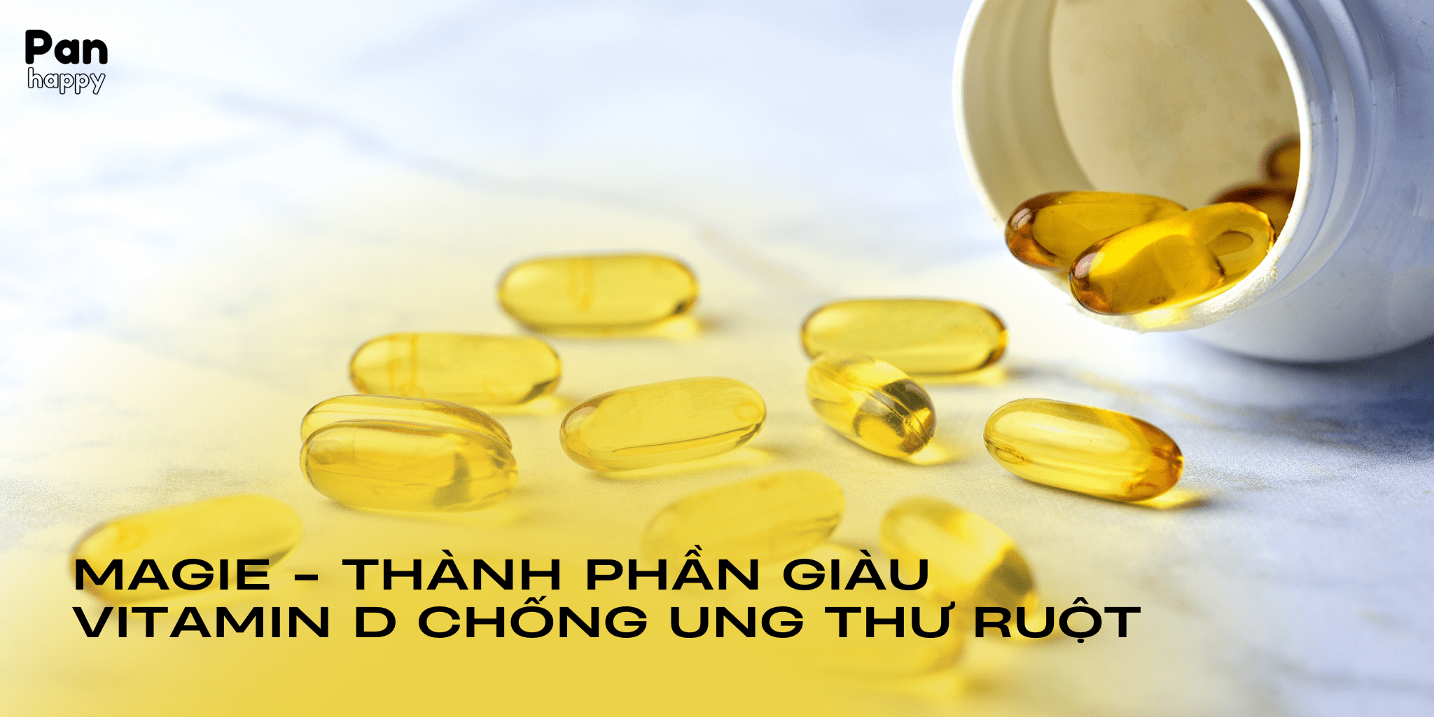 Magie - dinh dưỡng hỗ trợ vitamin D chống ung thư ruột