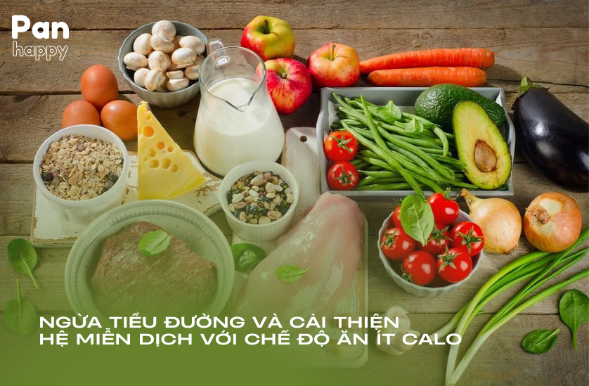 Ngừa tiểu đường và cải thiện hệ miễn dịch với chế độ ăn ít calo