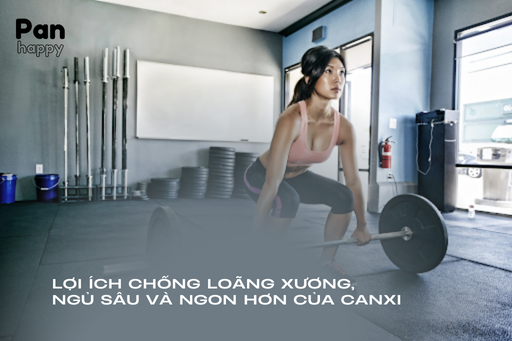 Lợi ích chống loãng xương, ngủ sâu và ngon hơn của canxi 