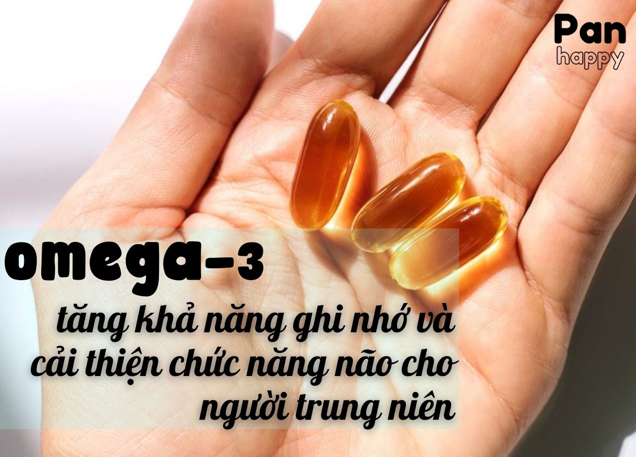 Omega-3 tăng khả năng ghi nhớ và cải thiện chức năng não cho người trung niên