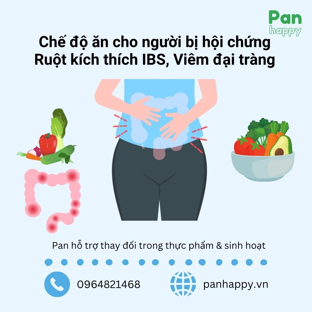 [Pan Happy] Phòng và cải thiện ruột kích thích, viêm dạ dày qua ăn uống khoa học